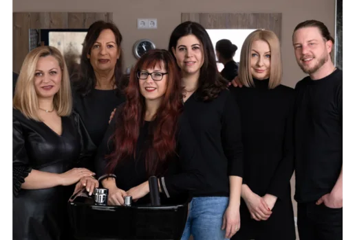 Team des Friseursalons Creativ Haarstudio in München-Großhadern.